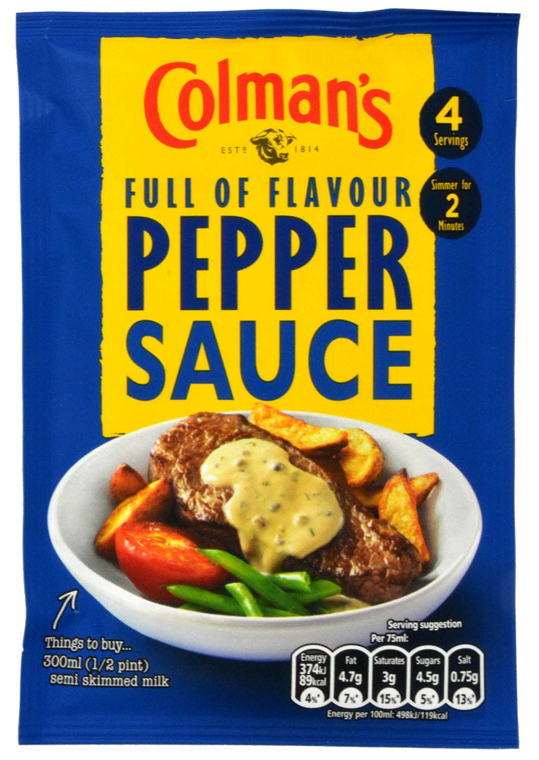 Bild von Colmans Pepper Sauce Mix - Pfeffersauce