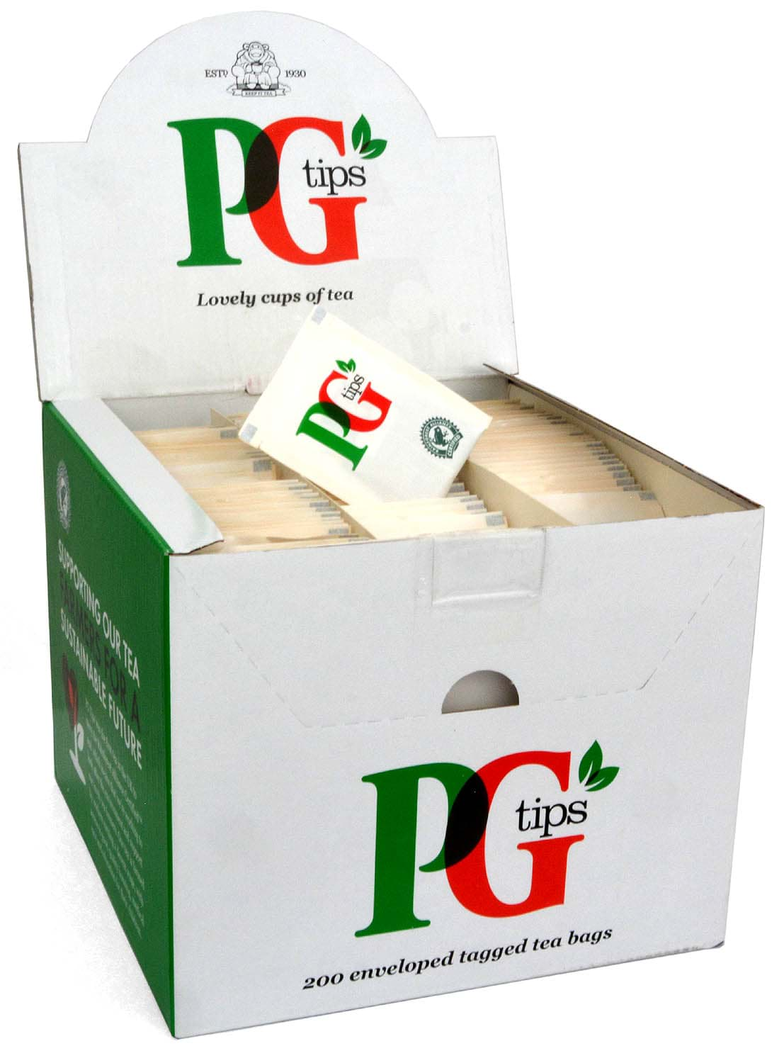 Bild von PG Tips 200 Enveloped Tea Bags