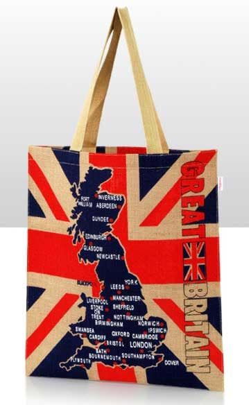 Bild von Great Britain Jute Bag