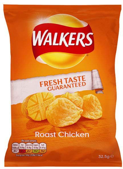 Picture of Walkers Roast Chicken, 32 x 32.5g Box
