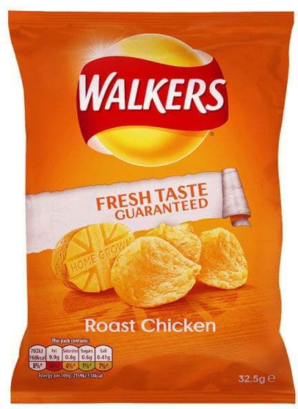Bild von Walkers Roast Chicken, Karton 32 x 32,5g