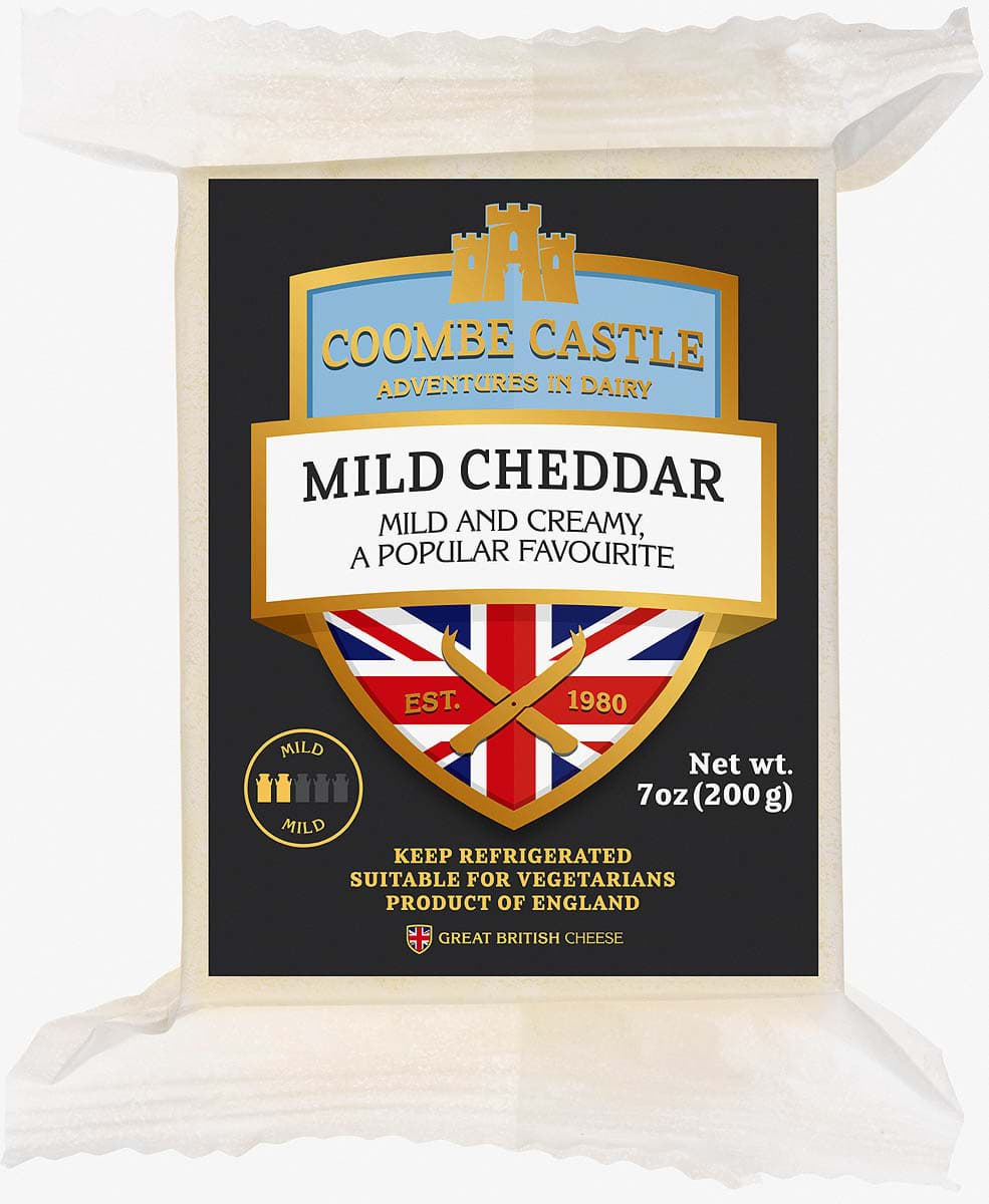 Bild von Coombe Castle Mild White Cheddar 200g