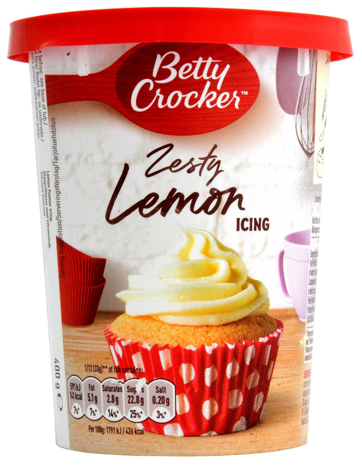 Bild von Betty Crocker Zesty Lemon Icing 400g