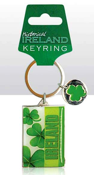 Picture of Ireland Shamrock Metal Keyring