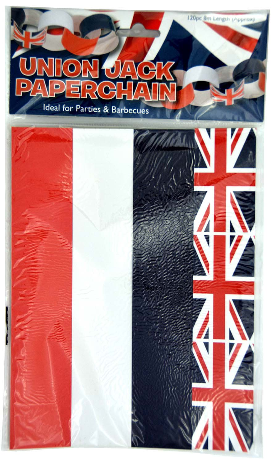 Picture of Union Jack Paperchain 120pc 8m