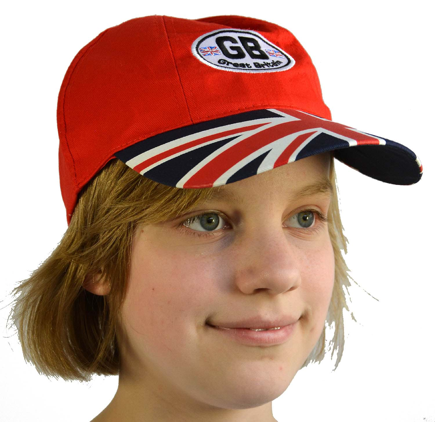 Bild von Baseball Cap Great Britain Gestickt Blau