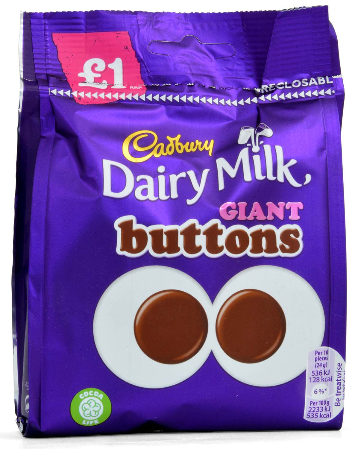 Picture of Cadbury Dairy Milk Giant Buttons 95g