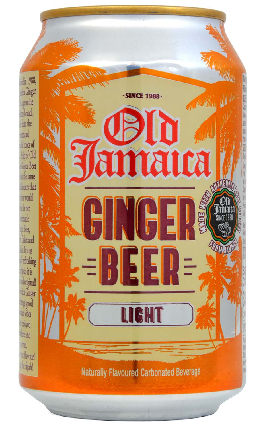 Michelles Specialities. Old Jamaica Light Ginger 330ml Dose