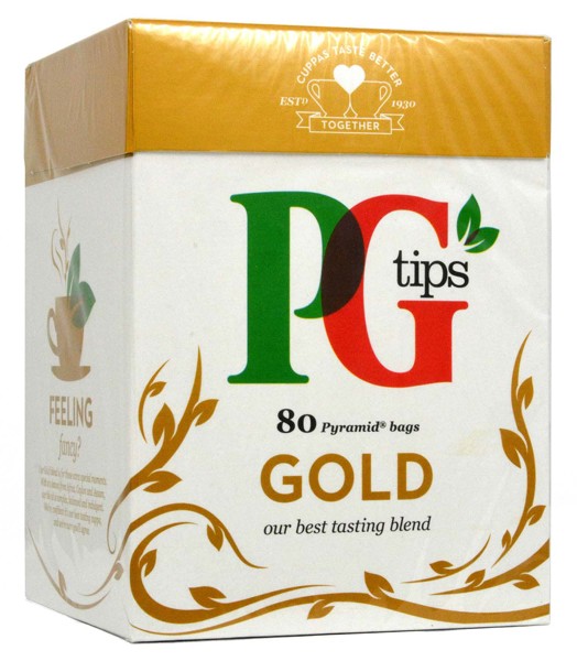 Bild von PG Tips 80 Gold Teabags 232g