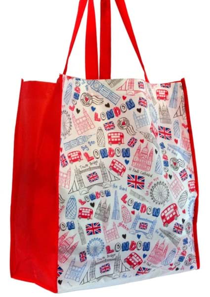 Bild von London Shopping Bag 35cm x 40cm Polypropylene