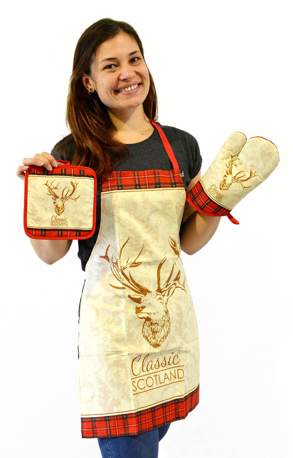 Bild von Classic Scotland Stag Kitchen Set