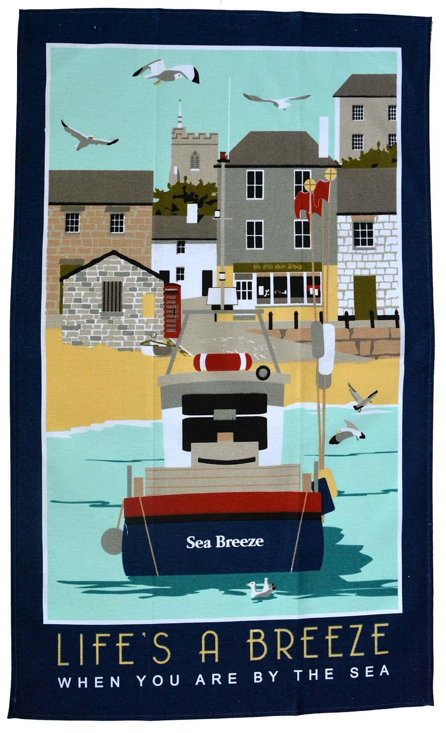 Picture of Life's A Breeze Tea Towel 50cm x 80cm