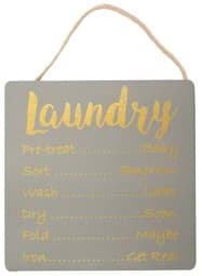 Bild von Schild "Laundry", 25cm x 25cm