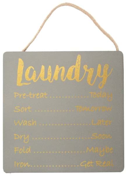 Bild von Schild "Laundry", 25cm x 25cm