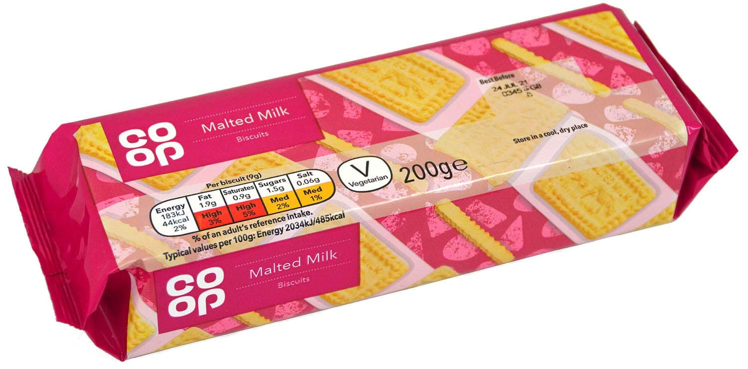 Bild von Co-op Malted Milk Biscuits 200g