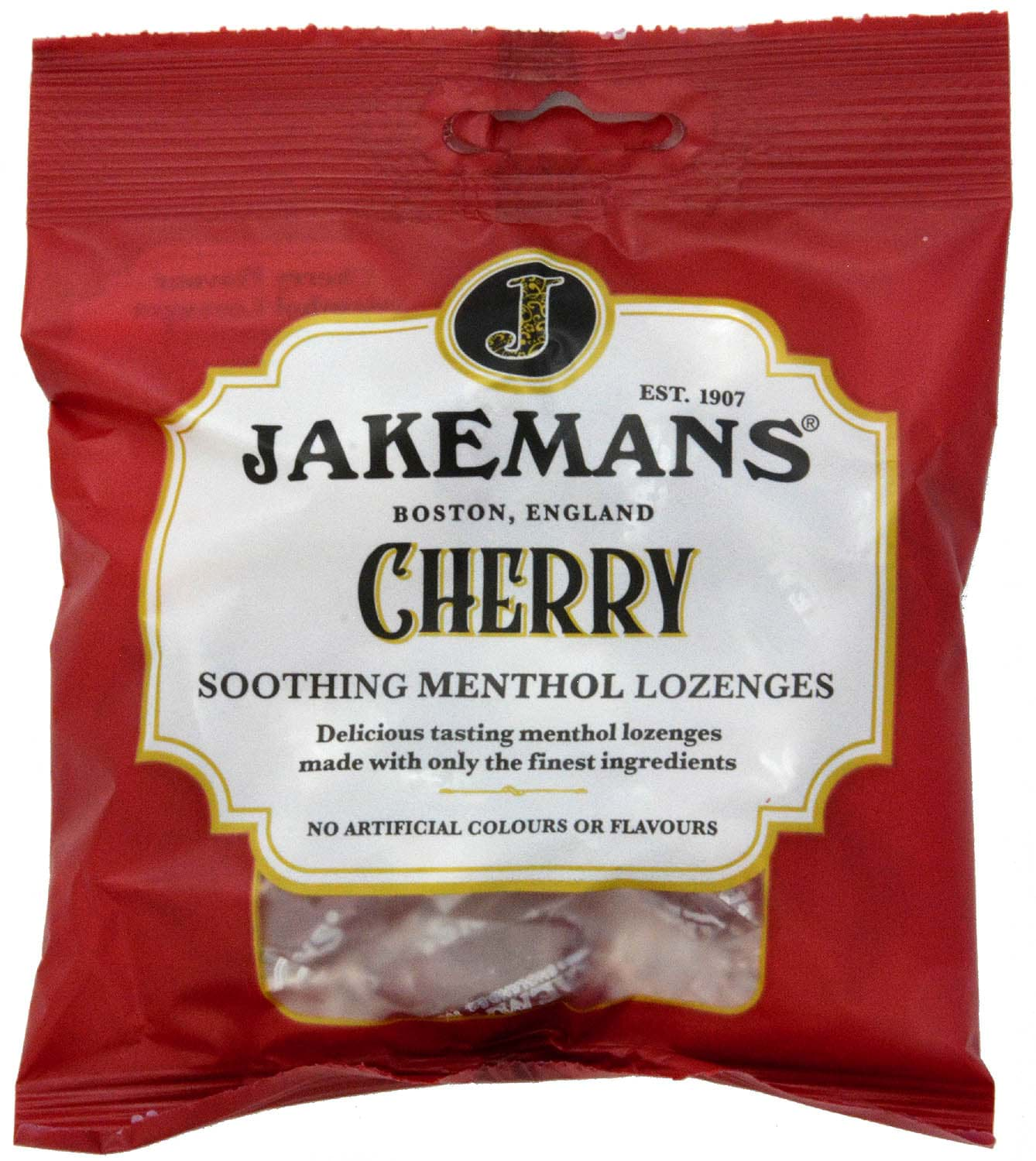 Bild von Jakemans Cherry Menthol Sweets 73g