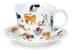 Bild von Dunoon Islay Cup & Saucer Cute Cats by Kate Mawdsley