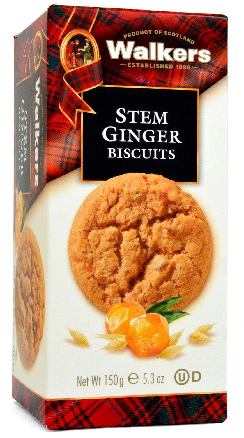 Picture of Walkers Stem Ginger Biscuits 150g