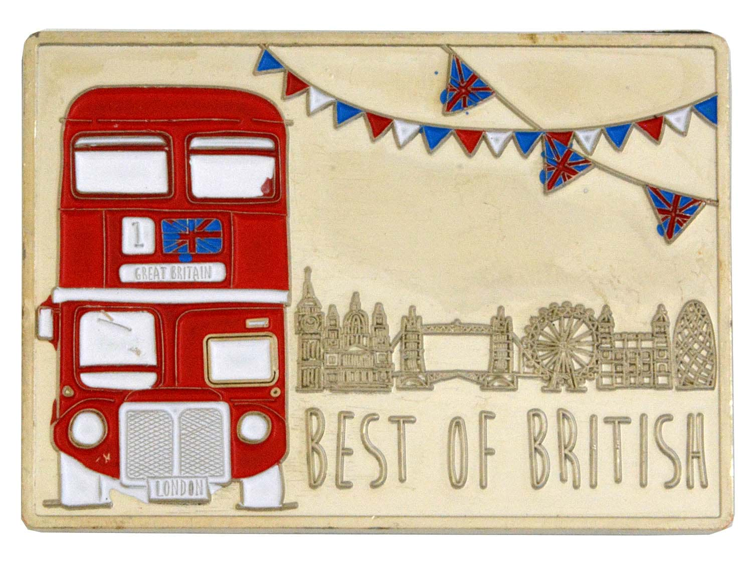 Picture of London Bus Metal Fridge Magnet