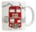 Bild von Glitzer-Keramiktasse London Bus