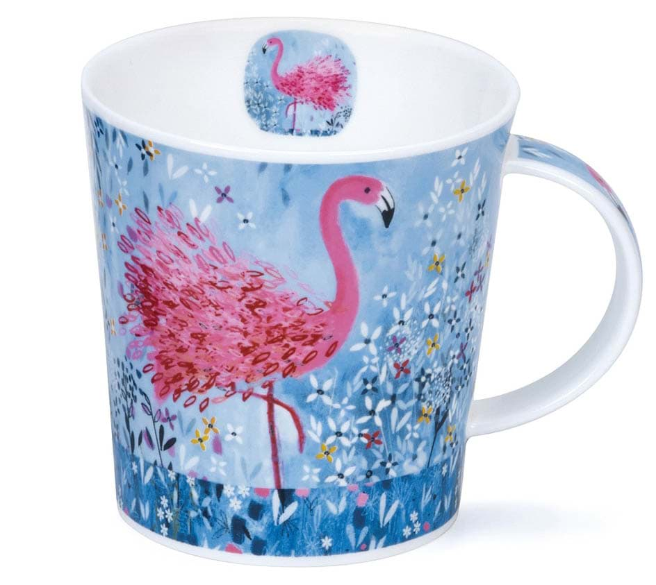 Bild von Dunoon Lomond Fancy Feathers - Flamingo by Clare Tupper