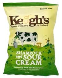 Bild von Keoghs Shamrock and Sour Cream Crisps 50g
