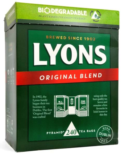 Bild von Lyons Original Blend 240 Tea Bags 696g