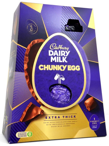 Bild von Cadbury Giant Dairy Milk Chunky Egg 400g